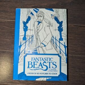 Warner Bros. Fantastic Beasts Blue and White Coffee Table Book
